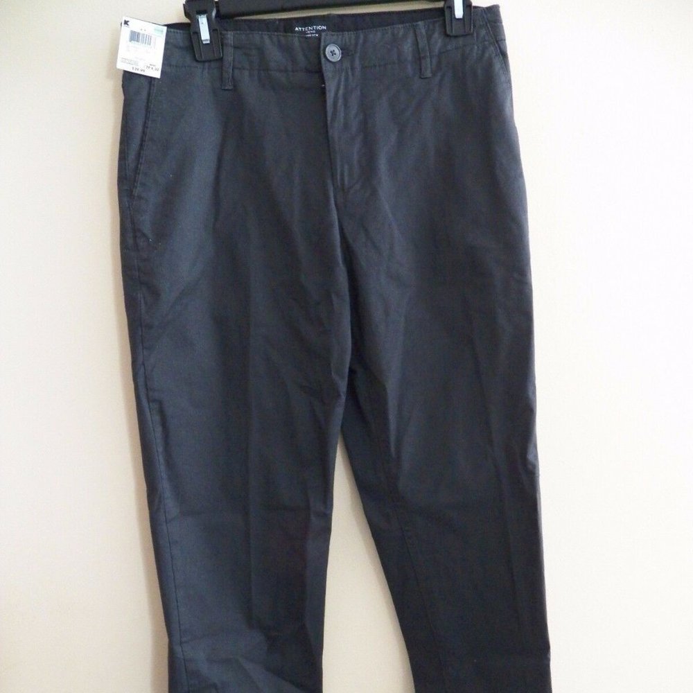Attention 29 x 30 Men's Stretch Pant Gray Cotton NWT